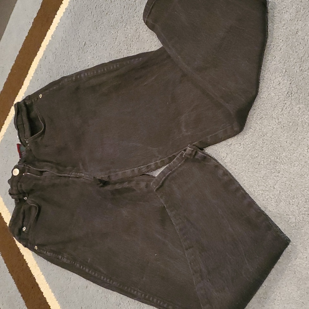 Woman's size 16 retro Stefano international black jeans